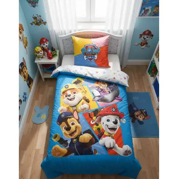 Povlečení Bavlněné povlečení TLAPKOVÁ PATROLA 1