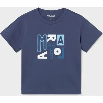 Dětské bavlněné tričko Mayoral 106.3J.Baby.PPY2 modrá 57X, vel. 86
