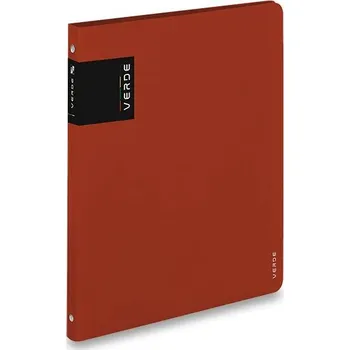 Kancelářské potřeby 4kroužkový pořadač Verde - A4, 2 cm, cihlový