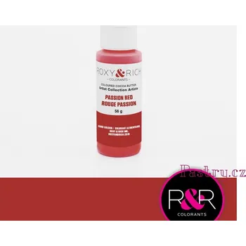 Čokoláda SLEVA - ROXY & RICH KAKAOVÉ MÁSLO - ČERVENÉ PASSION RED 56g - POŠKOZENÝ OBAL