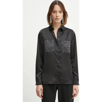 Pánská košile Košile Guess MARGUERITE W5RH40.WFQC2 černá 99X, vel. XL