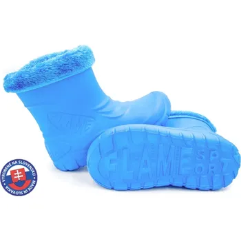 Dětské teplé holinky Flame světle modré | Botonozka.cz Velikost: 32