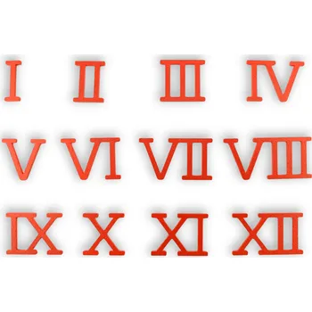 Výtvárné potřeby Plastová čísla římská červená 20 mm - Čekanka 920