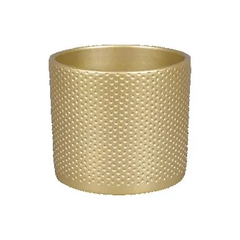 Obal na květináč Obal na květník ZEUS DOTS CHRISTMAS keramický lesklý d17cm