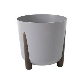 Obal na květináč Obal na květináč FRIDA ECO WOOD 3v1 plastový d21x20cm (cs)