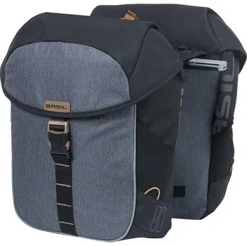 brašna na kolo Basil dvojbrašna Miles Mik (černá)