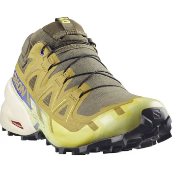 Pánská běžecká obuv Salomon Speedcross 6 GTX M L47985600 - grape leaf/aspargus green/acid lime 42
