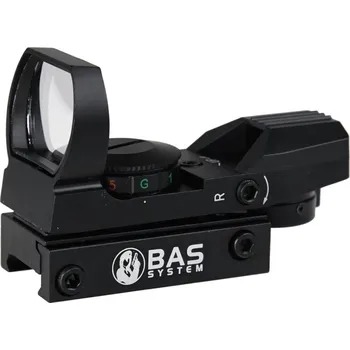 Airsoft Kolimátor otevřený BAS System HD101 – Red Dot (černý)