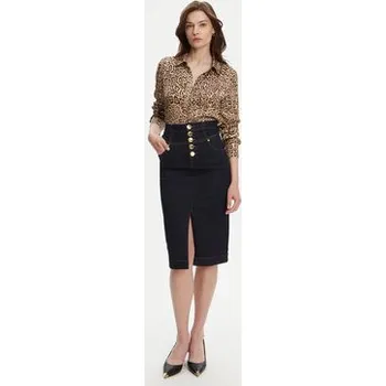 Dámské oblečení Marciano Guess Džínová sukně 5YGD13 7347A Tmavomodrá Regular Fit 36