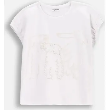 Dívčí tričko Dětské tričko Coccodrillo WC5143201FGJ bílá 00X, vel. 134