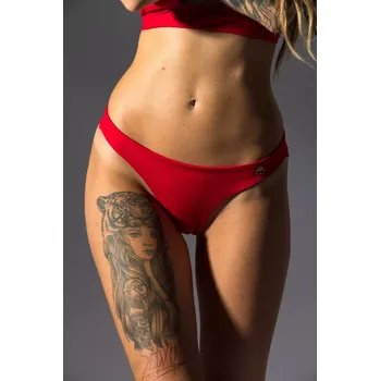 Dámské plavky GoldBee Plavky Brazilky Red Barva: Red, Velikost: XXL