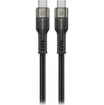 Swissten datový video kabel USB 4.0, USB-C, 240w, 8k@60hz, 40 gb/s, TB3 & TB4, 1,5 m černý