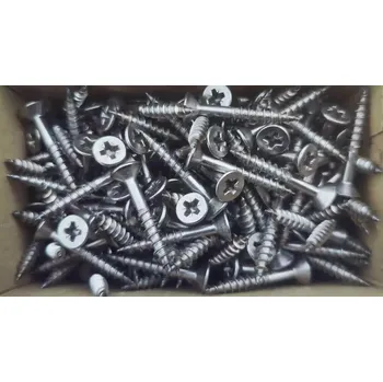 Vrut Nerezový univerzální vrut 4x70/42mm, ČZ, zápustná hlava - drážka PZ, A2