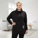 Dámská černá mikina microfleece uni velikost L,XL,XXL - O1410