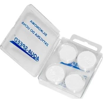 Svorka na nos Aqua Speed špunty do uší EARPLUGS SILICONE x4