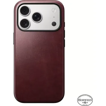 Pouzdro na mobilní telefon Nomad Modern Leather Case iPhone 17 Pro Burgundy NM011857858