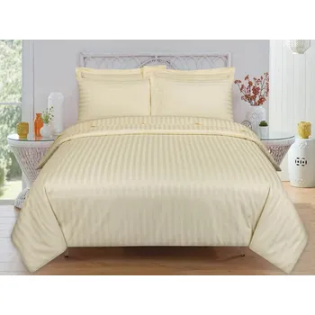 Mirtex Látka ATLAS GRADEL 170/210 Žlutá 20mm hotelový pruh šíře 145cm