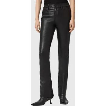 Dámské kalhoty Kožené kalhoty AllSaints W077TD černá 99X, vel. 38