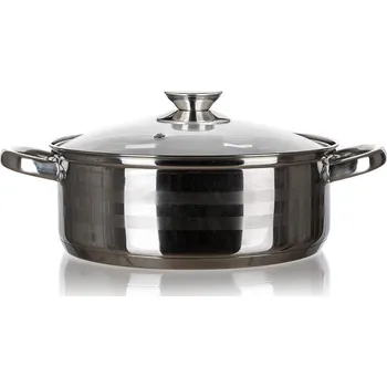 Hrnec nerezový se skleněnou poklicí Living 3,9 l