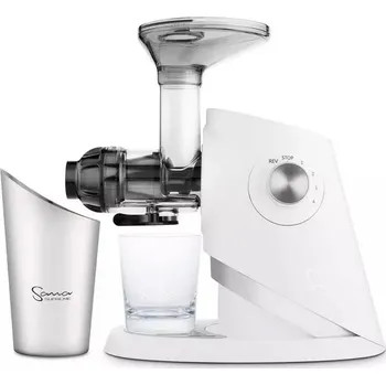 Odšťavňovač Sana Supreme 727 - barva bílá - luxusní šnekový odšťavňovač + 2x eBook o šťávách (980Kč) + Doprava ZDARMA Sana Juicer (Jižní Korea) 8594179161607