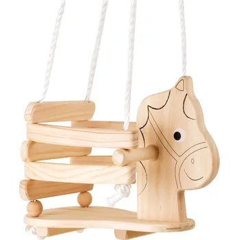 Dětská houpačka small foot Dřevěná houpačka kůň malovaná