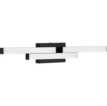 Nástěnné svítidlo Nova Luce Černé nástěnné LED světlo Atom 60 cm