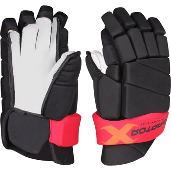 Chránič rukou Raptor-X Raptor JR hokejové rukavice černá-červená délka 12"
