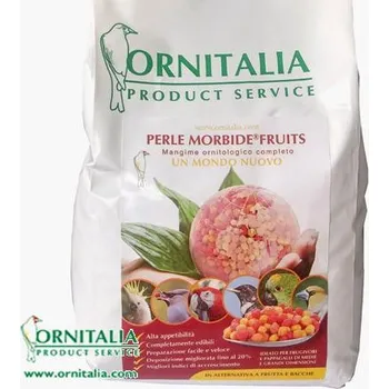 Krmivo pro ptáka Perle Morbide Fruits: Red - Yellow 4 kg - náhrada naklíčených zrnin