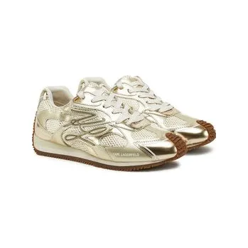 Dámské tenisky Sneakersy KARL LAGERFELD Velocette KL63925 Zlatá 35