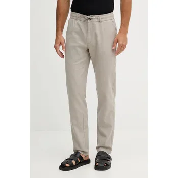 Dámské kalhoty Kalhoty s příměsí lnu Lindbergh 30.008003 šedá 90X, vel. XXL