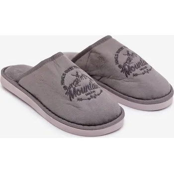 Sada pánského spodního prádla Pánské nazouváky Tiranne – šedé Velikost: 44/45