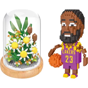 ostatní stavebnice Wise Hawk Valentýnský set - Kopretina a LeBron James