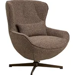 House Nordic Otočné křeslo BLENHEIM hnědé 1101266