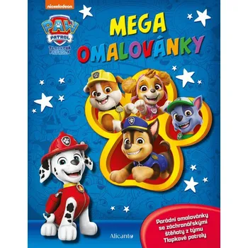 omalovánky Tlapková patrola - Mega omalovánky