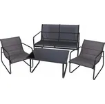 Zahradní set Astoria, 4dílný set s ocelovou konstrukcí, šedá 227780440