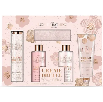 Kosmetická sada The Luxury Bathing Company Dárková sada péče o tělo Creme brulée, pomerančový květ & vanilka 5 ks