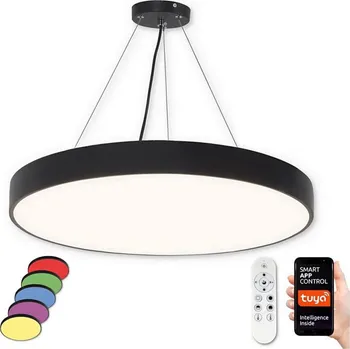 Top Light- LED RGB Stmívatelný lustr na lanku LED/60W/230V Wi-Fi Tuya černá + DO