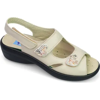 Dámské sandále PodoWell DINA halluxové sandály dámské béžové Velikost: 38