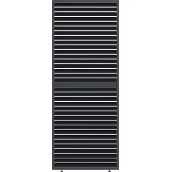 Příslušenství pro zahradní stavbu Rojaplast Sklápěcí hliníkový panel pro bioklimatickou pergolu 100 cm antracit