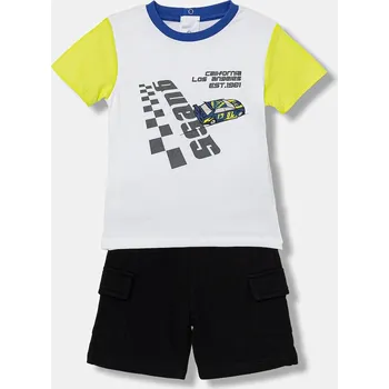 Kojenecká souprava Kojenecká tepláková souprava Guess 2-pack I6RG01.K8HM4.PPY2 bílá 00X, vel. 68-76