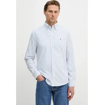 Pánská košile Košile Tommy Hilfiger MW0MW41780 bílá 00X, vel. S