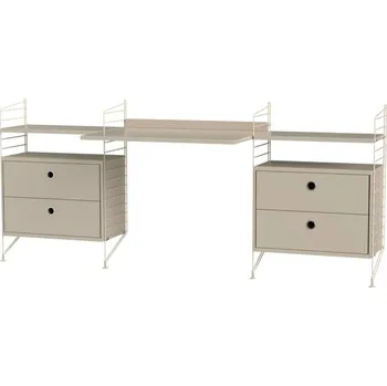 Kancelářská sestava String Policová sestava String Workspace C, beige