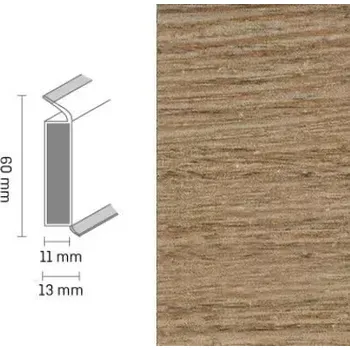 Döllken EP 60/13 flex life 2402 honigeiche soklová lišta (10 ks / bal.)