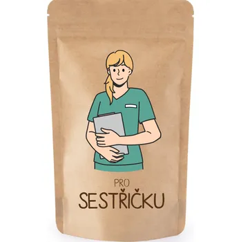 Dárkový potravinový koš Naklíčeno Dárkový sáček pro zdravotní sestřičku Složení sáčku: Doušek štěstí