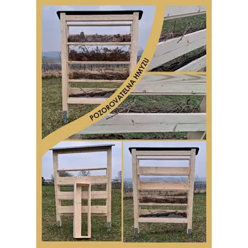 Doplněk pro dětské hřiště Pozorovatelna hmyzu 160 x 120 cm Odstín dřevěného rámu: Hnědá