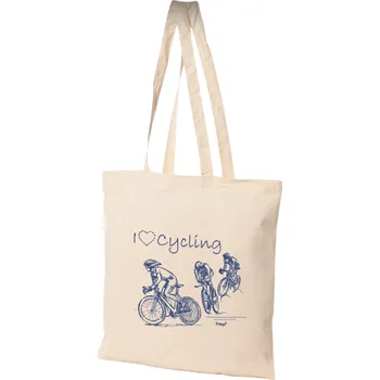 Nákupní taška Taška bavlněná, 38x42cm, CYKLISTIKA, 1ks