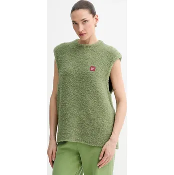 Dámská vesta Vesta s přídavkem vlny American Vintage ZOL18C zelená 70X, vel. M/L