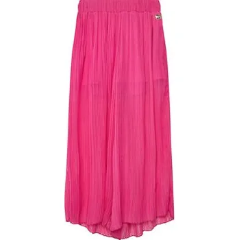 Dámské oblečení Guess Kalhoty z materiálu J5GB02 WA2T0 Růžová Regular Fit 16Y