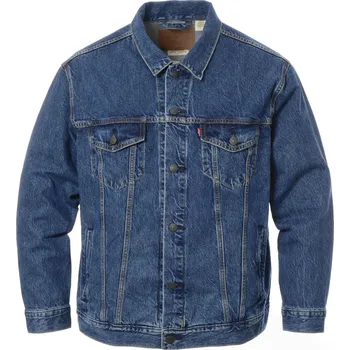 Pánská bunda Levi's bunda Relaxed Fit Trucker Středně modrá XL