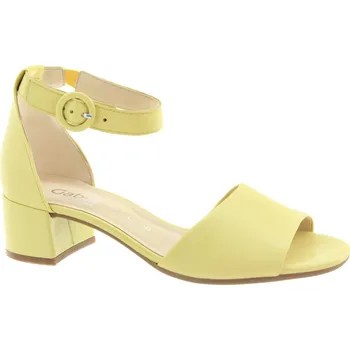 Dámská obuv GABOR Dámské kožené žluté sandálky 82.902.22-245 Velikost 38